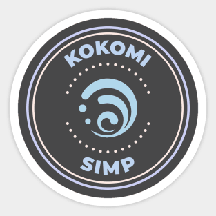 Genshin Impact Kokomi simp Sticker